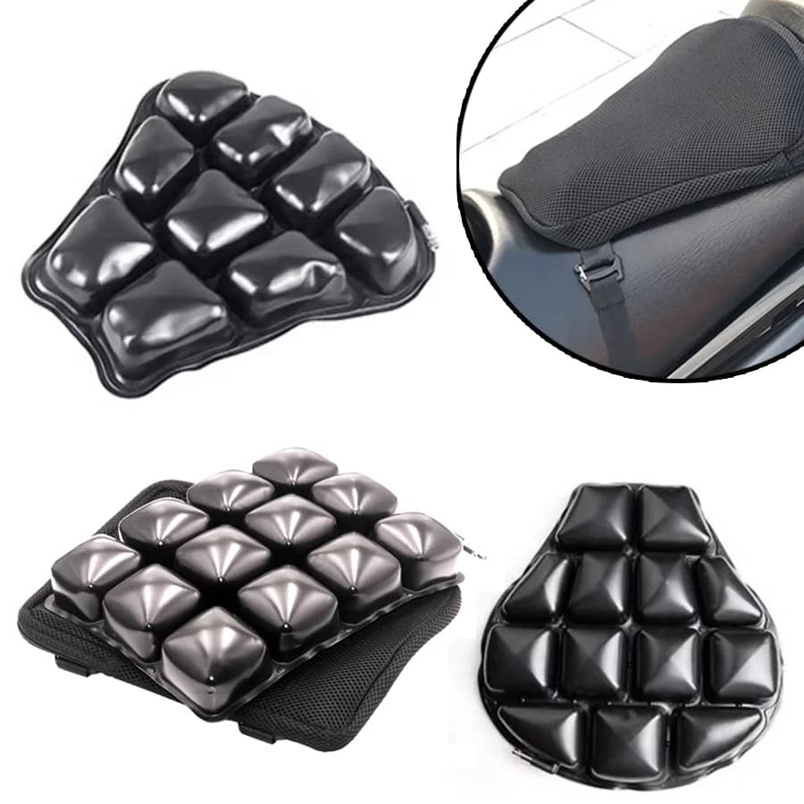 1Pc TPU Universal Air Pad Motorcycle Seat cushion for Honda JAIRHAWK Cruiser R CBR600 Harley BMW Motor Cars Seat Mat Cover Bag