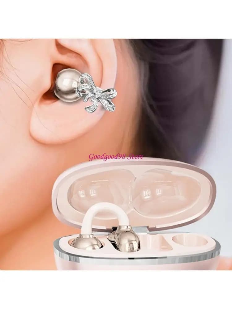Clip per orecchie con design a farfalla, chiusura per gioielli decorativi per auricolari Freeclip