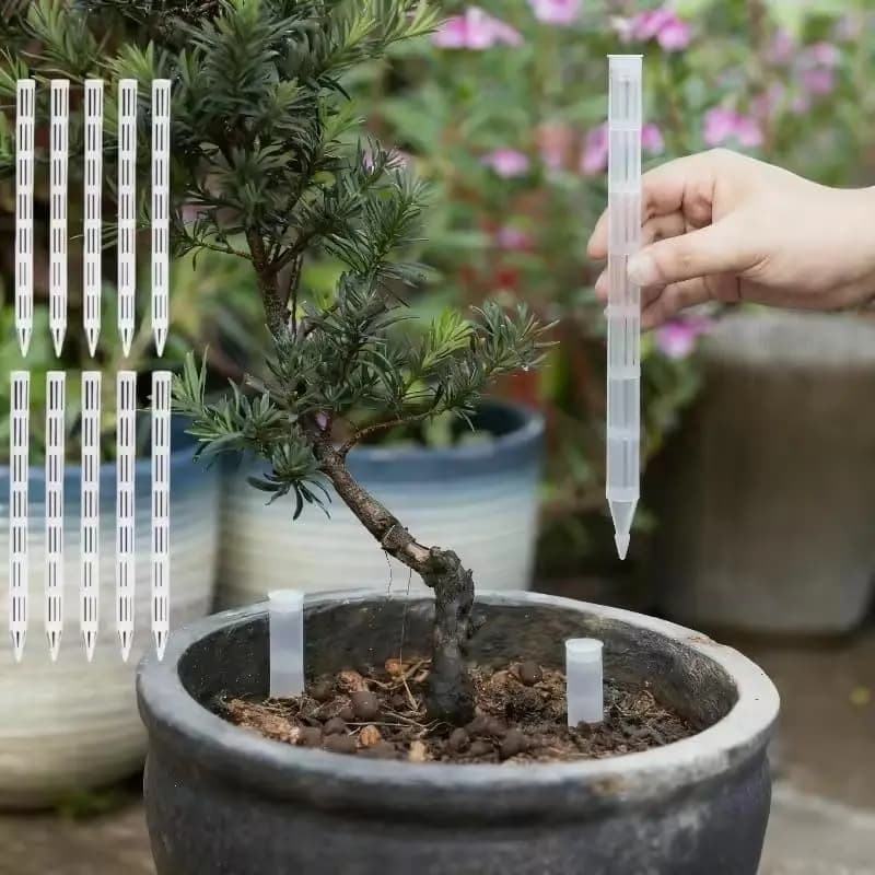 Anti Root Rot Soil Aeration Tube 10/20Pcs Garden Flower Pot Drainage Ventilation Pipe Prevent Over Watering Indoor Outdoor Plant