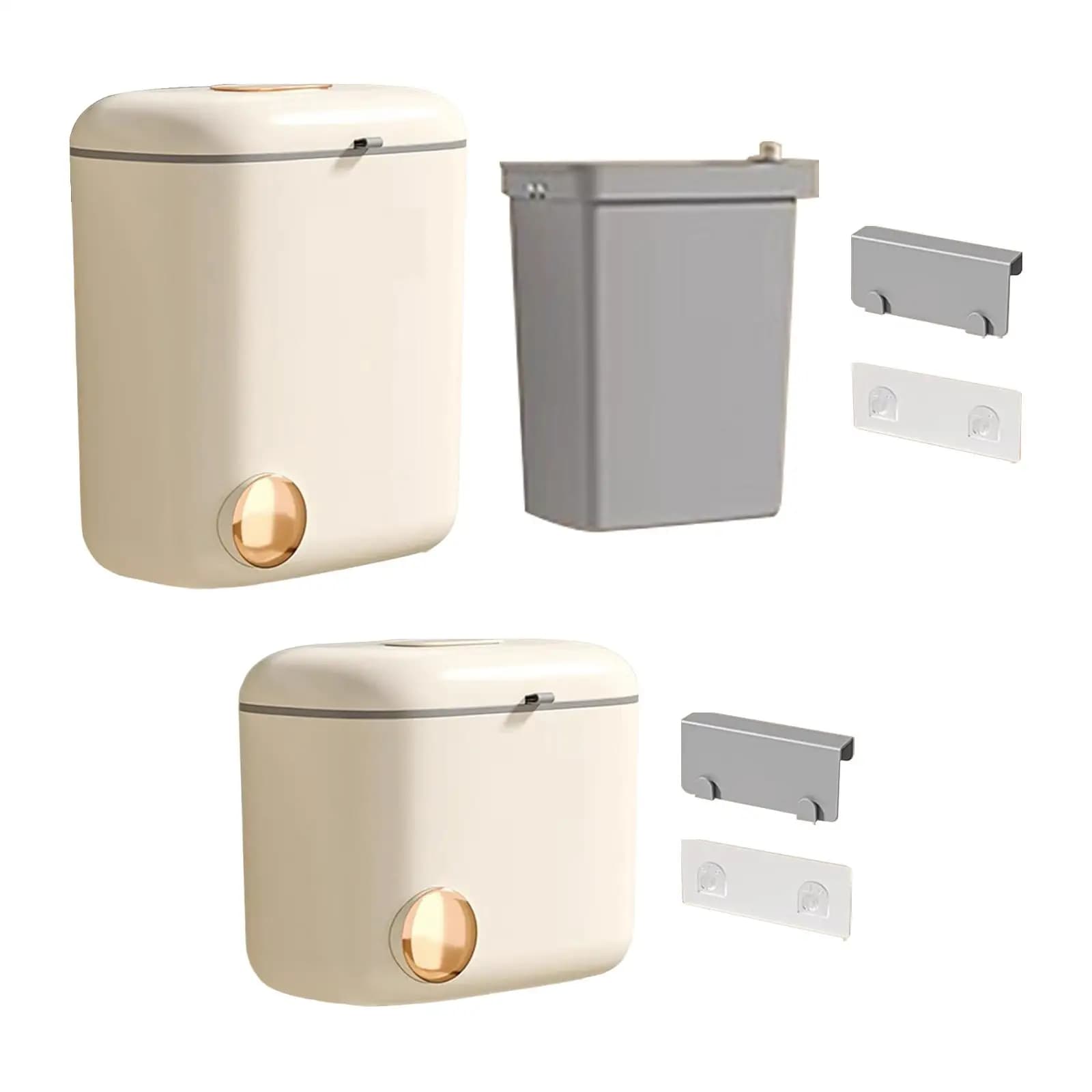 Bidone della spazzatura, bidone della spazzatura, contenitore per compost da cucina, per porta, bagno, garage