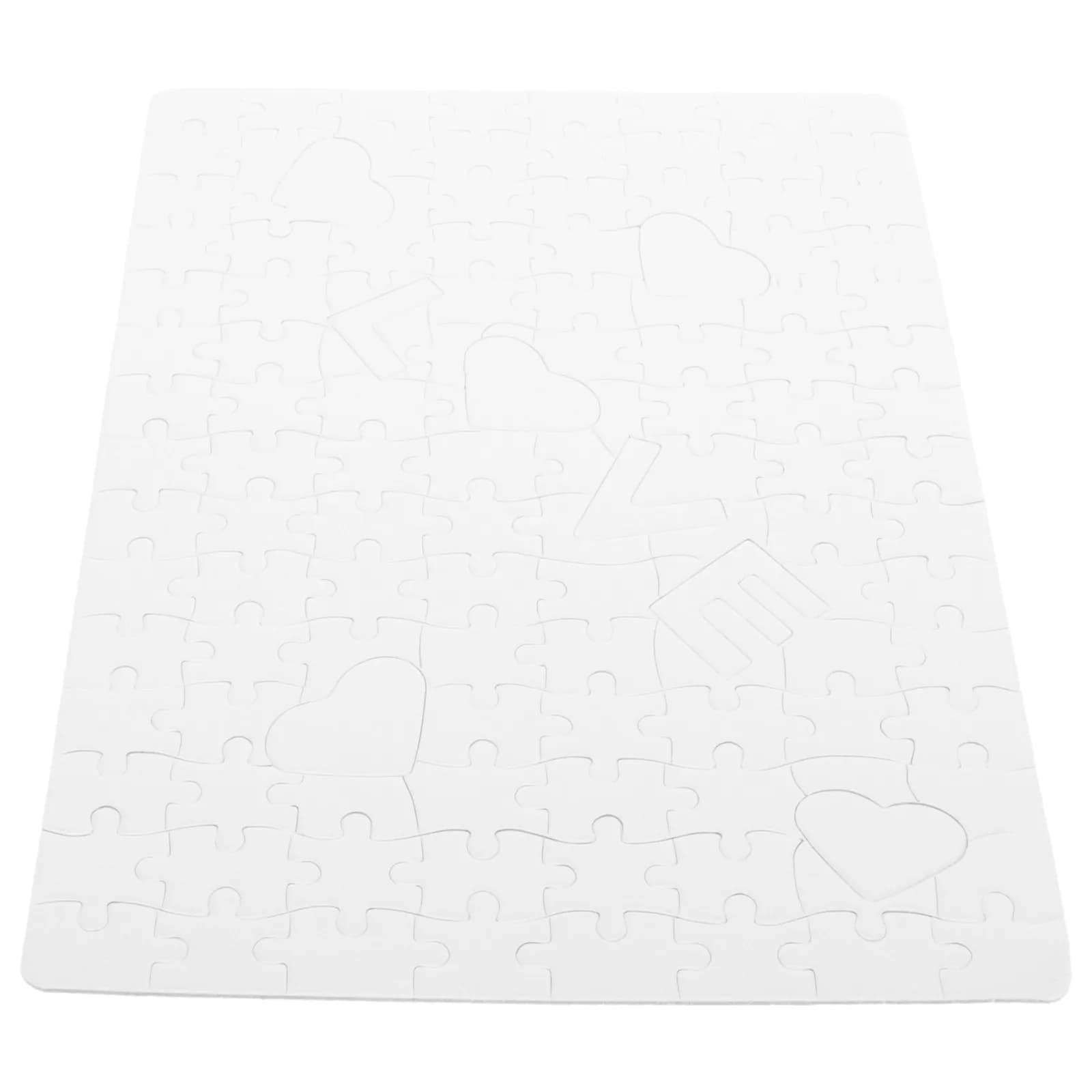 1Set Love Sublimation Puzzle Blank for DIY Heat Thermal Press Printing Wedding Birthday Gift Memories