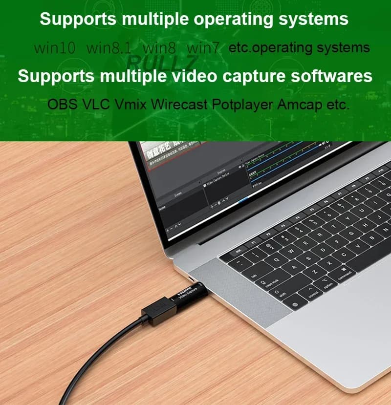 Mini 4K HDMI a USB 3.0 Scheda di acquisizione audio video Scatola di registrazione del gioco per computer portatile PC Fotocamera OBS Streaming live 1080P 60fps