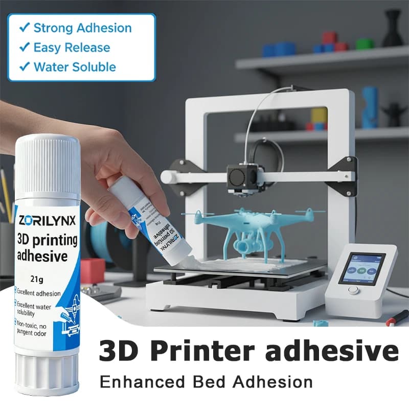 Anti-Warp 3D Printer Solid Glue Stick 21g Strong Adhesion Washable Non-Toxic Print Bed Adhesive for PLA PETG 3D Accessories