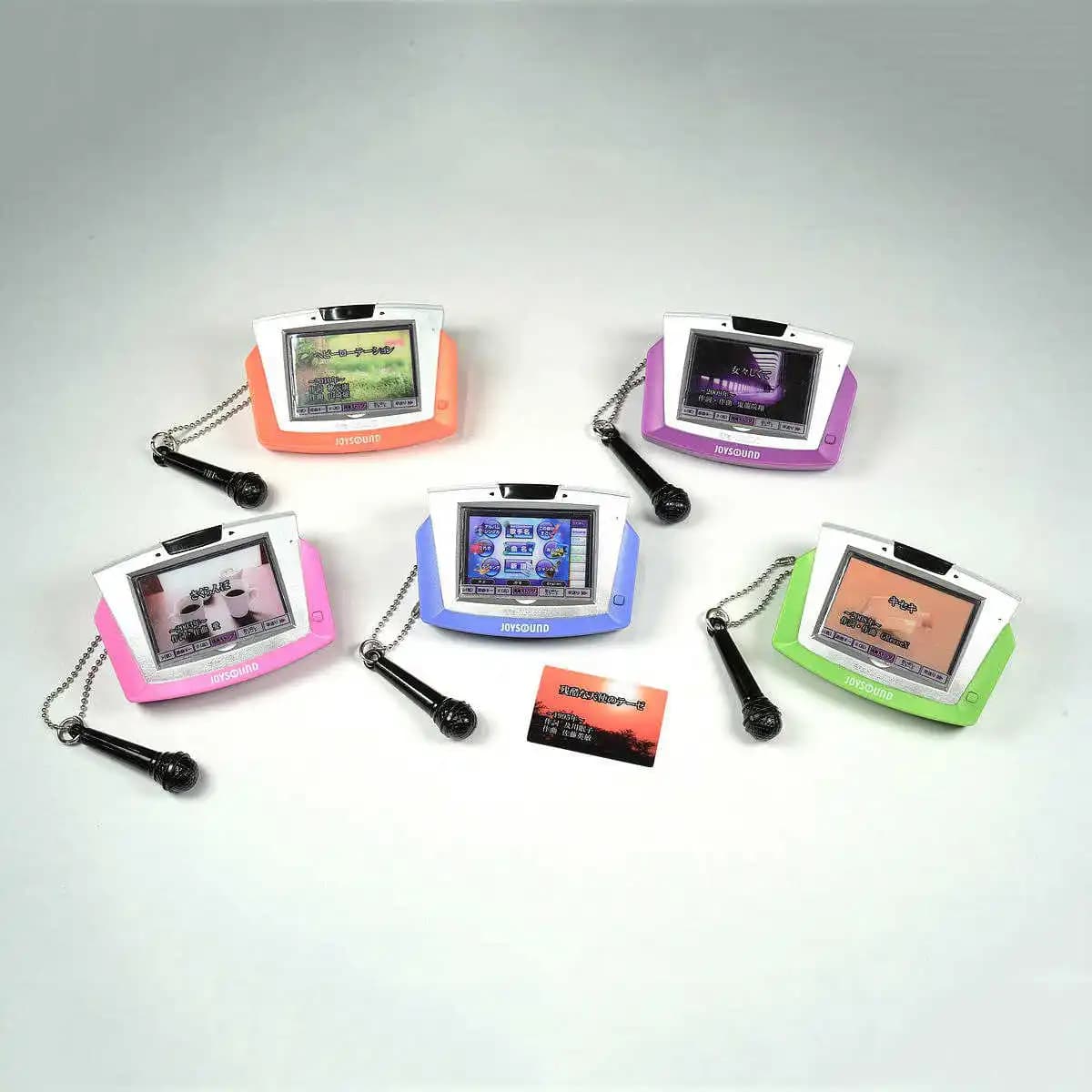 Authentic Mini Karaoke Machine Gashapon Micro Scale Model Music Player Desktop Decor Collectible Toy For Adult Hobby Display