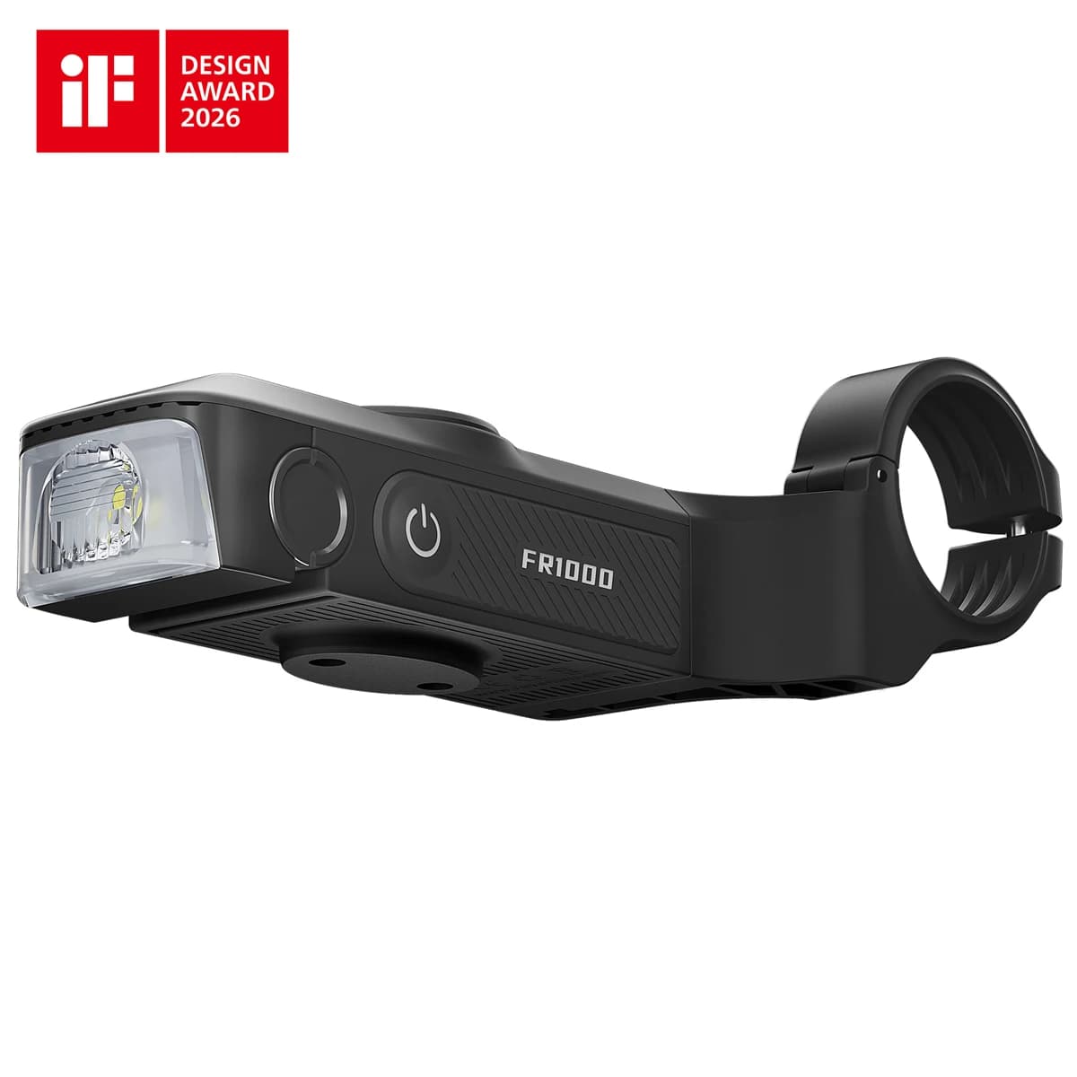 RAVEMEN FR1000 Bike Headlight for Garmin Wahoo Bryton XOSS IGPSPORT Rechargeable integrated bicycle light and design with GPS bracket