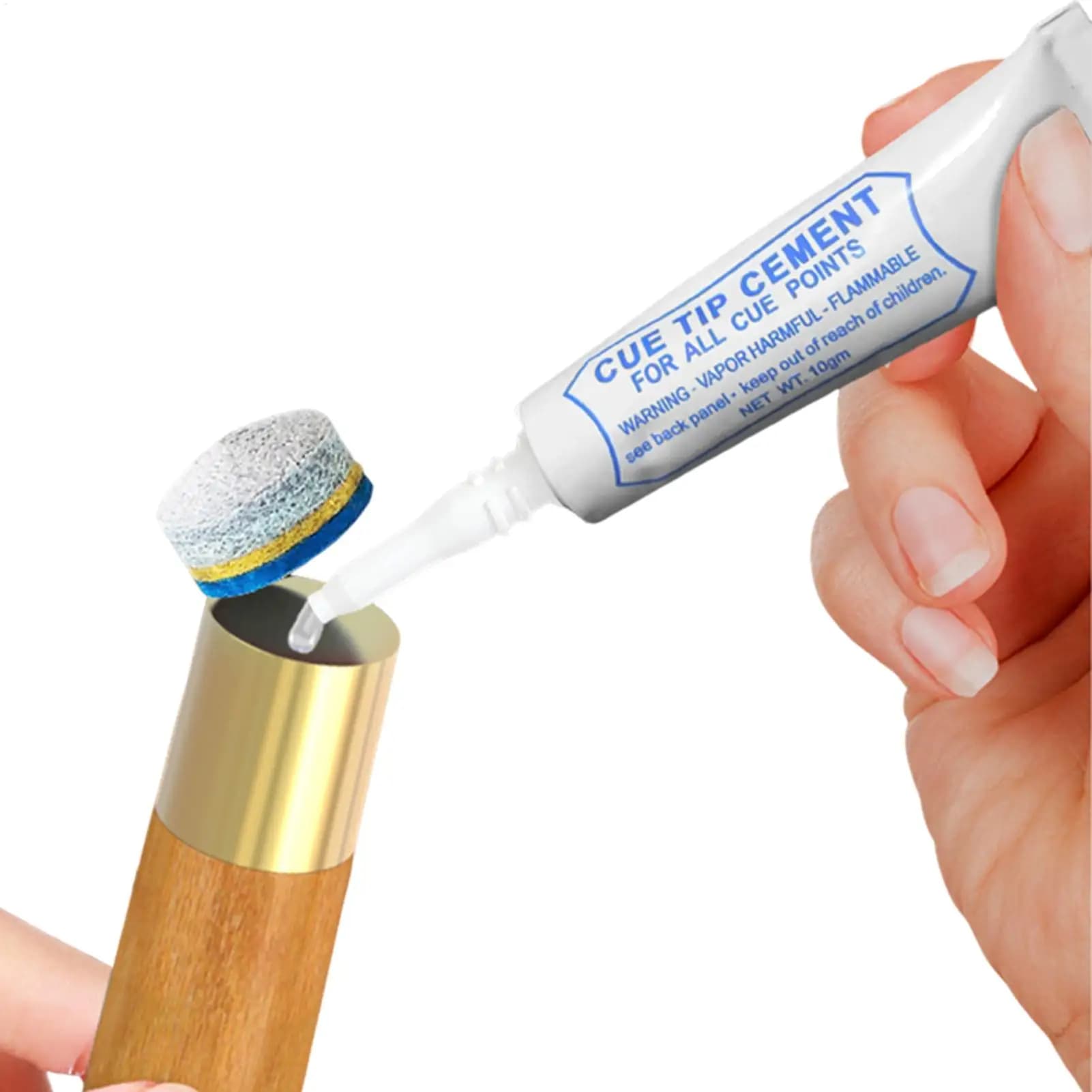 Colla per Punte di Stecche da Biliardo, Liquido Trasparente ad Asciugatura Rapida, Colla Forte e Portatile, Accessori Durevoli per Biliardo e Snooker
