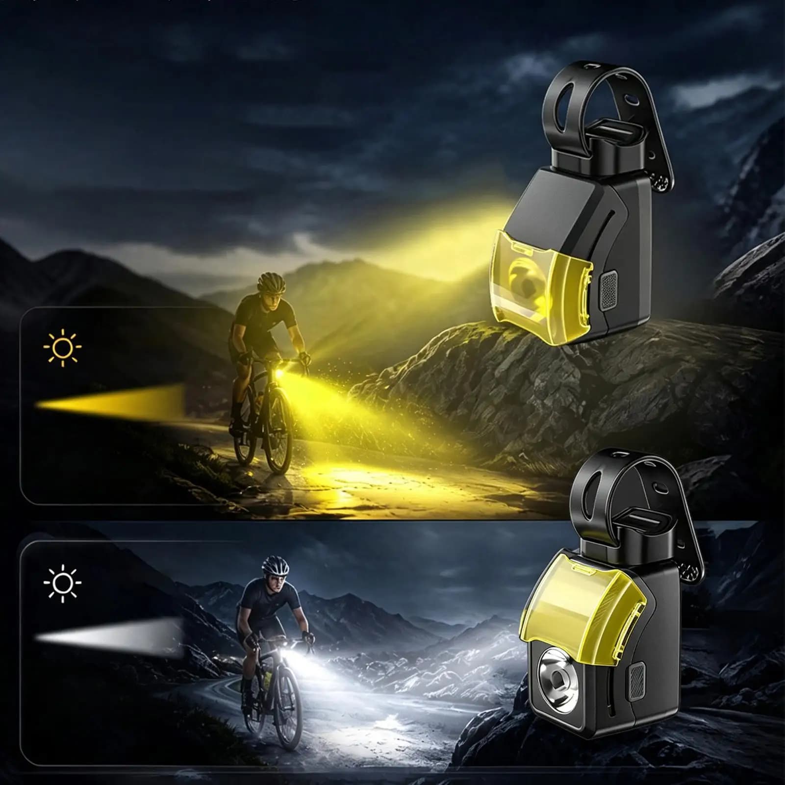 Bike Headlight Bright Waterproof USB Rechargeable Multi-Mode Lamp Dirt Bike Light For Camping Home Fishing Indoor Work Travel