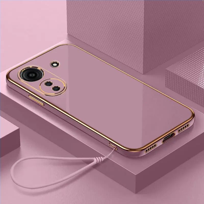 For Xiaomi Poco C65 Case Redmi 13C Cover 23100RN82L,23106RN0DA Luxury Square Plating Phone Case poco c65 Shockproof Back Cover