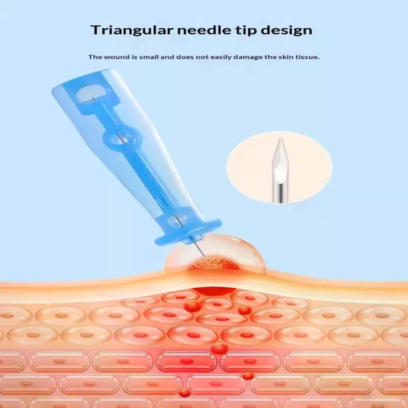 50pcs Disposable Blackhead Remover Needles Blackhead Remover Tool Removal And Facial Cleaning Stainless Steel Needles