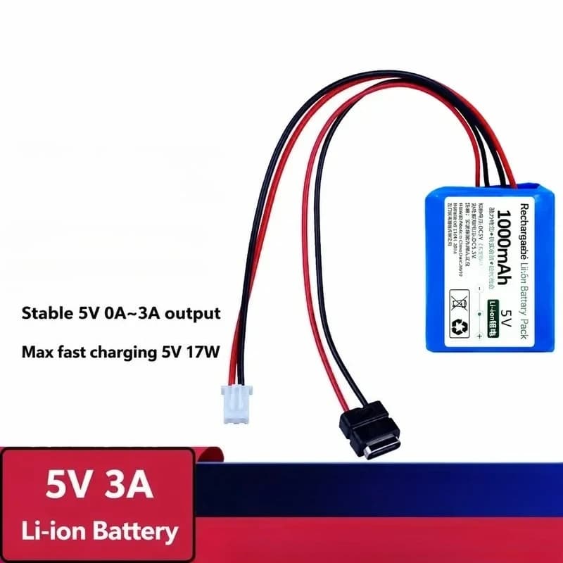 5V Lithium Battery for MCU Raspberry Pi 3A 5V3A Lithium Battery for Servo and Solar Applications 3A