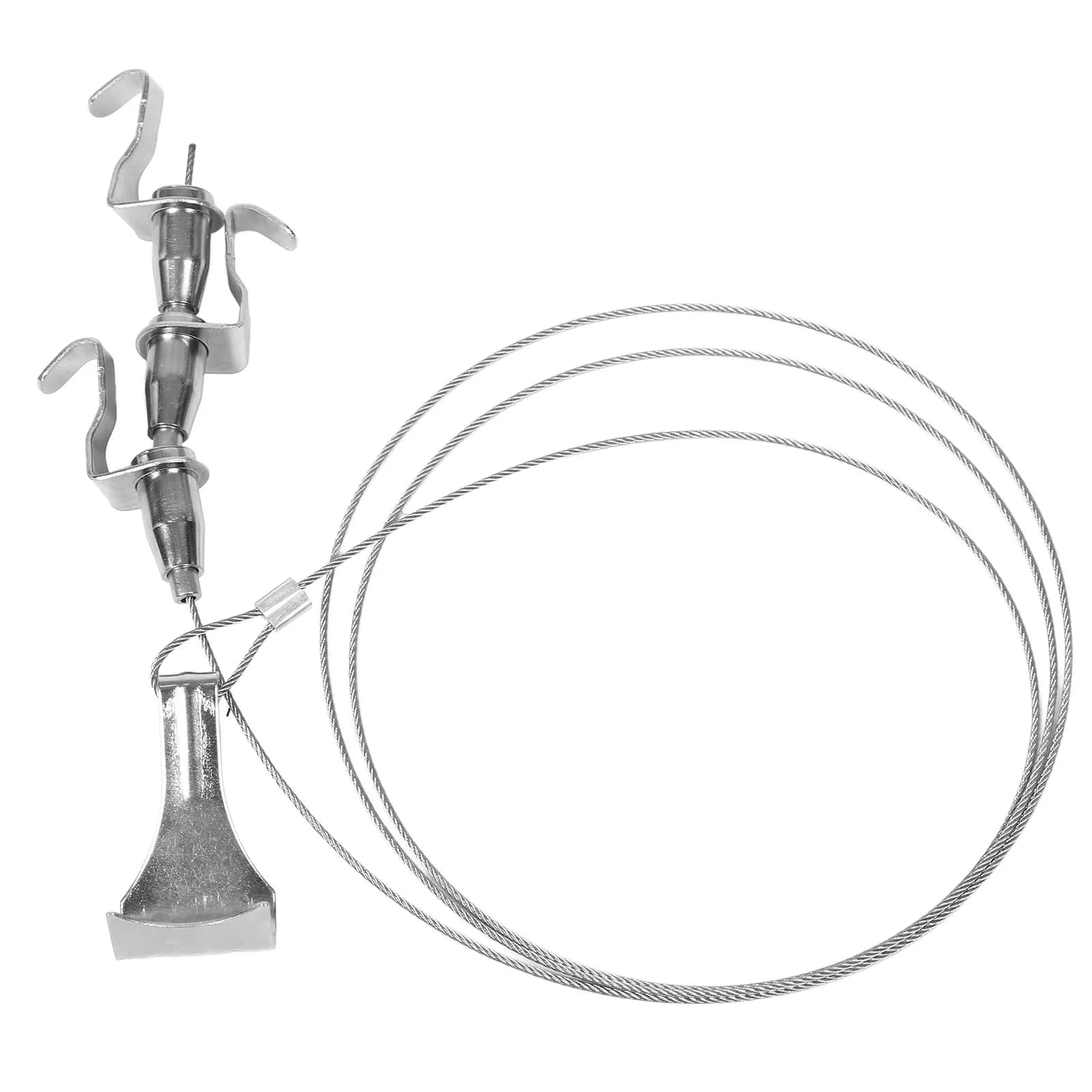 Set of 2 Wires for Hanging Squares - Adjustable Kit for Hanging Squares with Supports for Wires and Hooks for Wall Decorations
