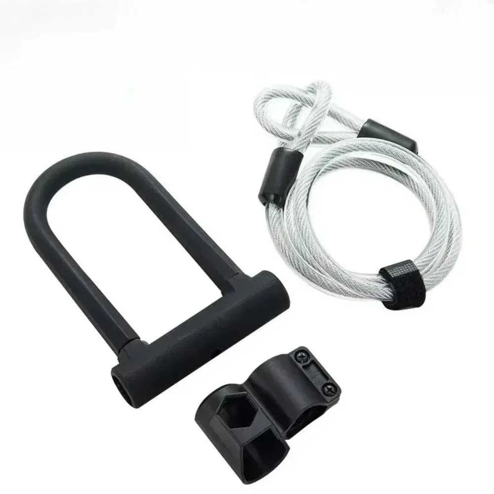Cavo di Sicurezza Antifurto per Bici da 1,2m, Accessorio Popolare per Casco Moto e Bicicletta, Ideale per Ciclismo
