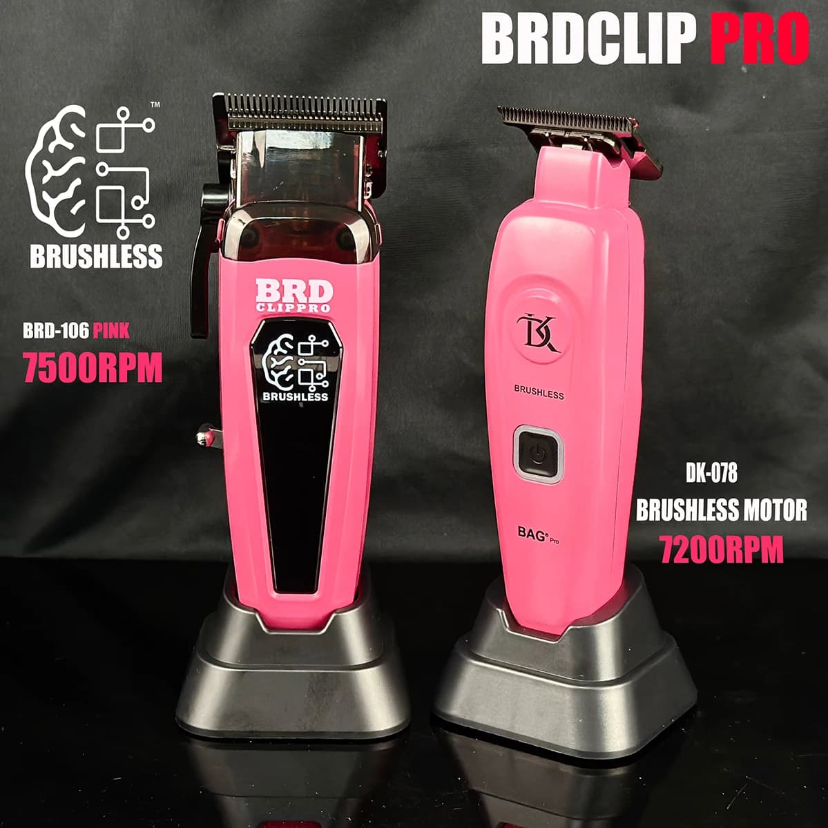 BRDCLIP 7500RPM Motor Brushless Haircut Professional Barbiere Haircutting Machine Trimmer for hair salon for men 106 078