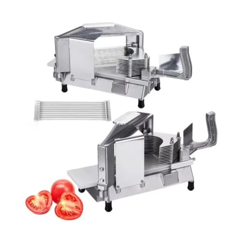 Commercial Tomato Slicer Heavy Duty Tomato Slicer with Built-in Cutting Board for Restaurant or Home Use