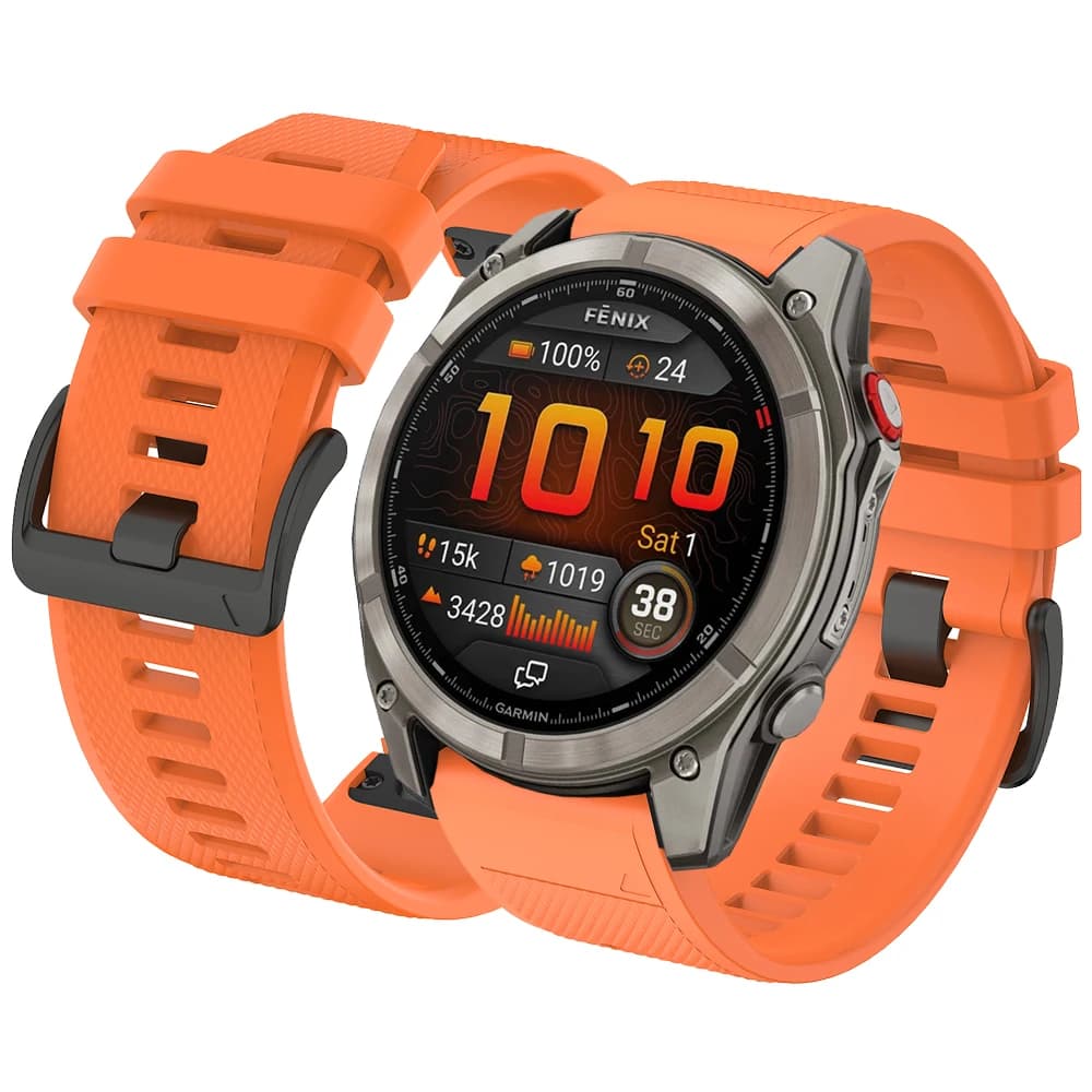 Cinturino in silicone 22mm 26mm per Garmin Fenix 8 Pro Fenix8 51mm 47mm E 7 7X 6 6X 5 5X Plus/Epix Gen 2/Tactix cinturino per orologio