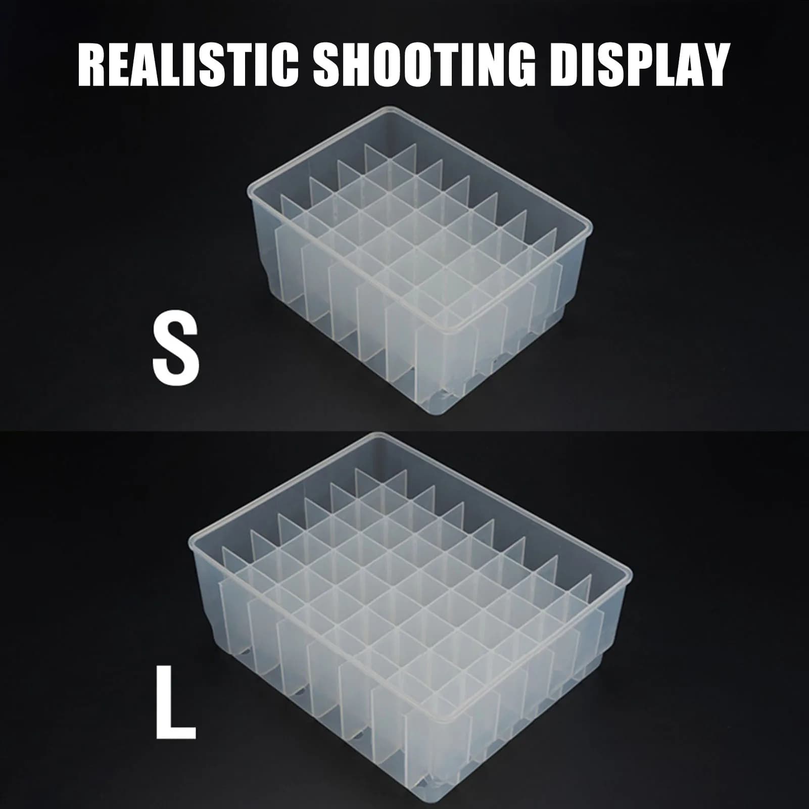 35/56 grids Fishing Bait Storage Box Transparent Grid Fishing Lure Box Multi Functional Transparent Plastic Fishing Accessories