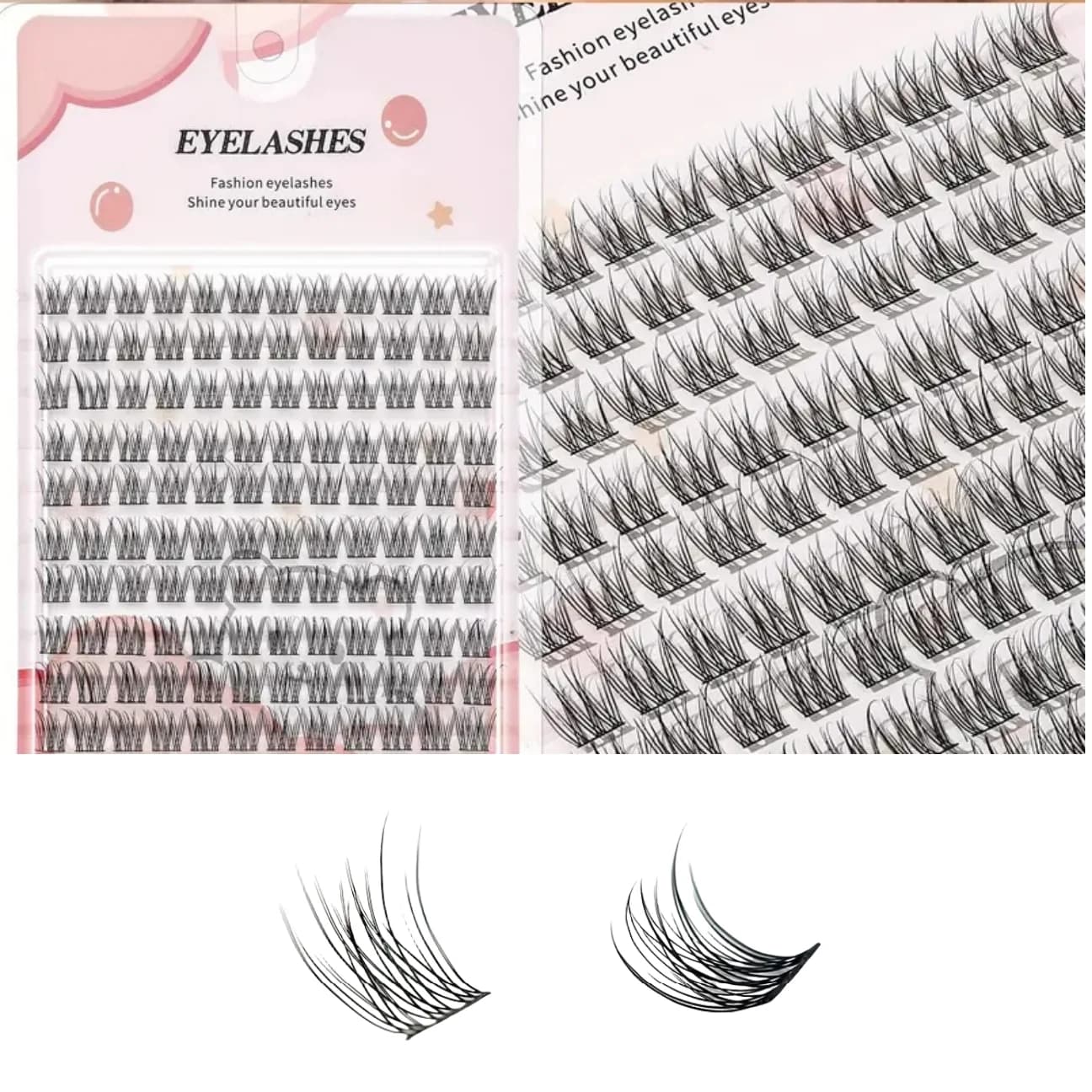 120 look di trucco naturale in stile cartone animato, vivaci e adatti ai principianti. Spesso e soffice, con un design a forma di arco adatto per b