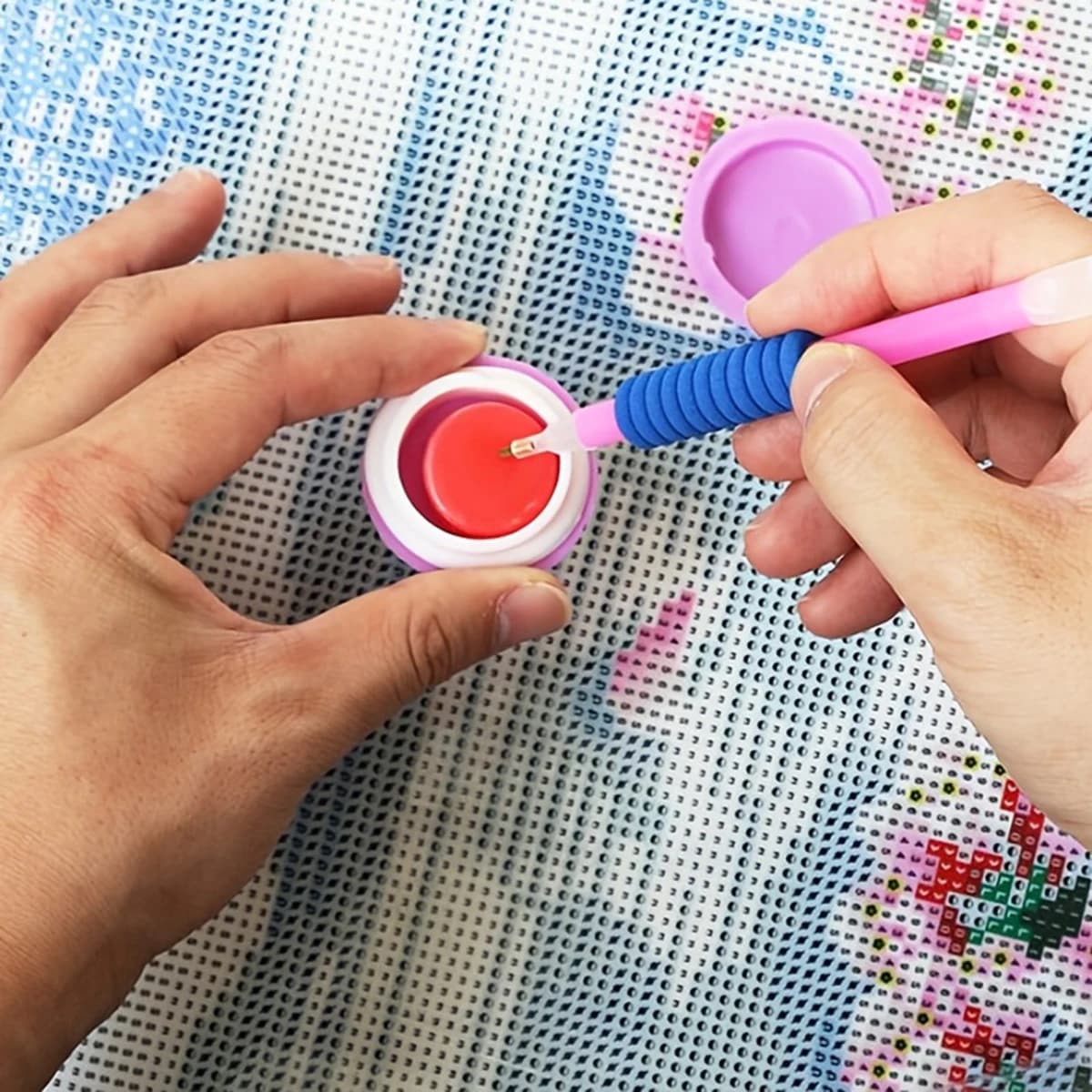 1 pz cera 5D fai da te resina diamante strumenti di pittura fango di perforazione punto di imbottigliamento ricamo punto croce accessori diamante mosaico