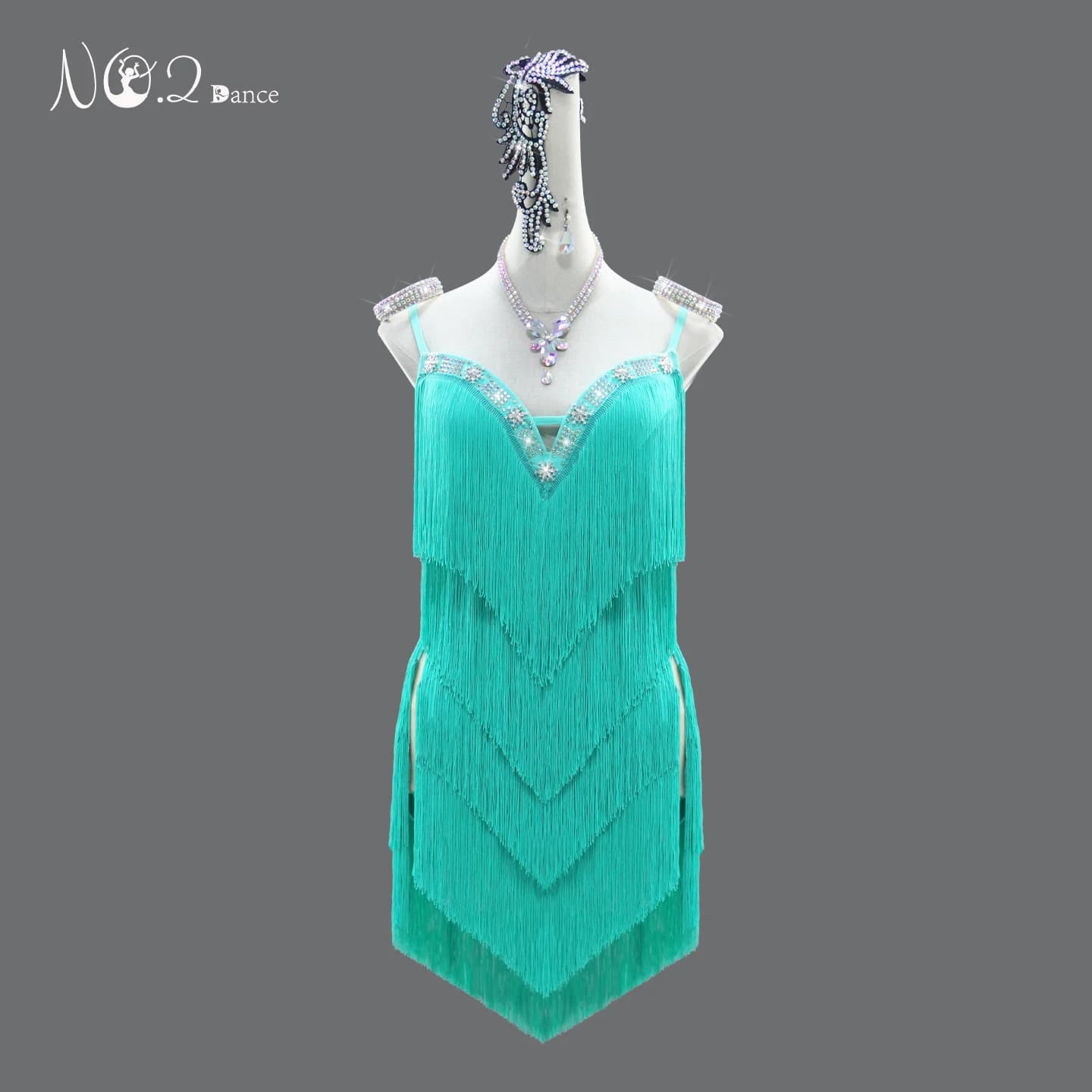 Abito da ballo latino con gonna, da donna, per ballo liscio, con frange, costume da carnevale, 2026, per ragazza, per pratica, per palcoscenico, per feste
