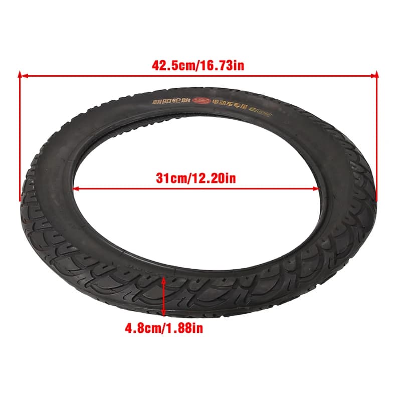 NEW 16x2.50 16 Inch Outer Tyre And Inner Tube For Inmotion V10 V10F Unicycle Bike Foldable Bicycle Electric Scooter Tire Part