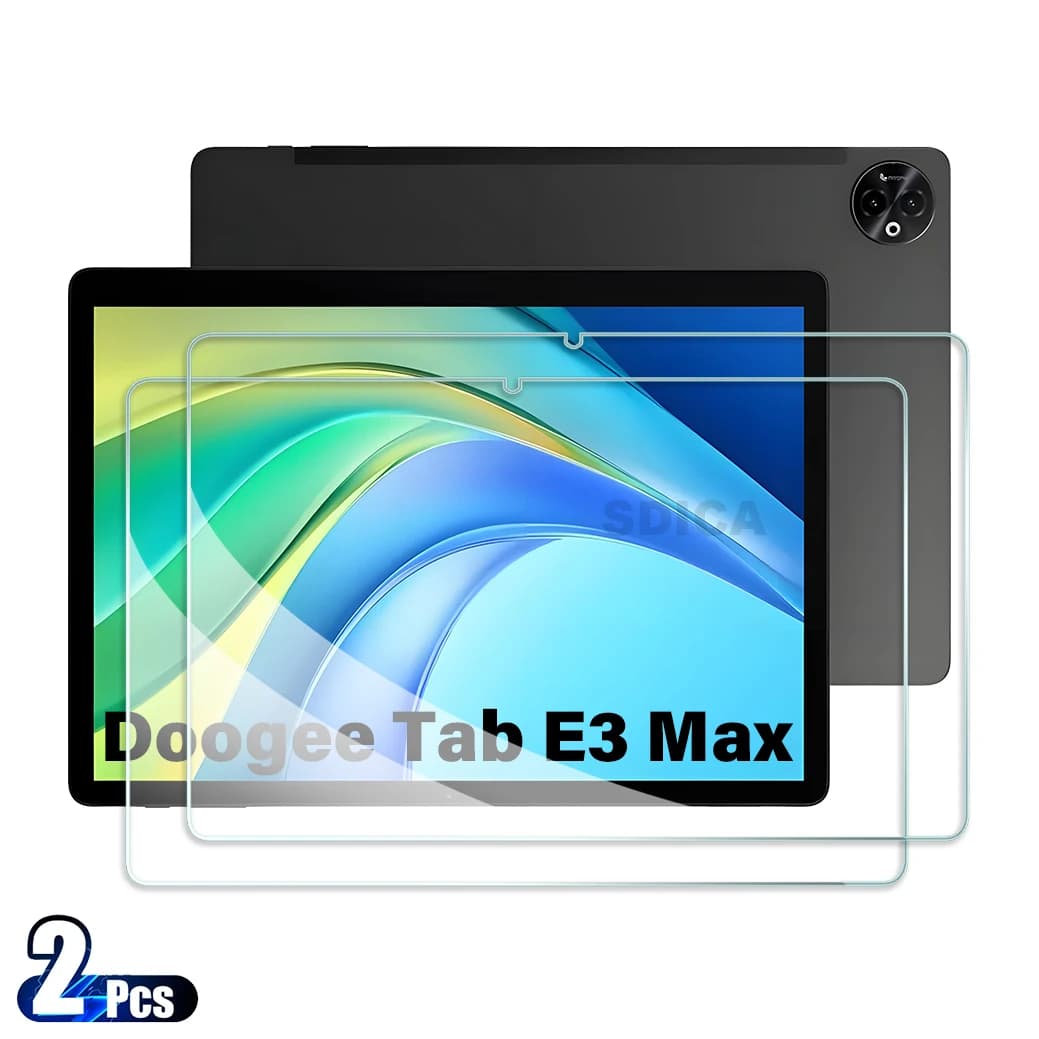 2PCS For Doogee Tab E3 Max 2025 Tempered Glass Screen Protector 14.0 inch Tablet Anti Scratch HD Protective Film