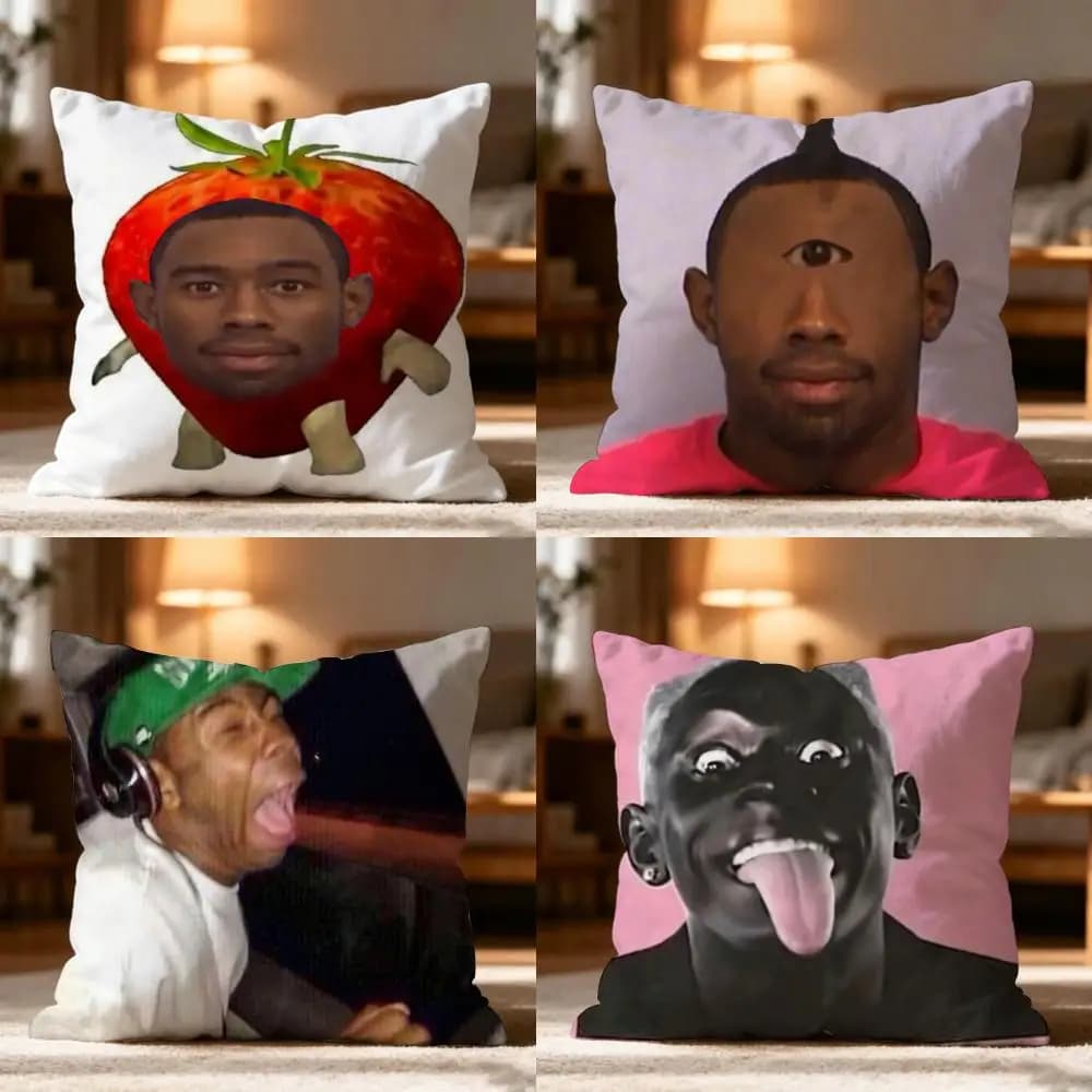 Funny T-tyler Meme Igor Pillow Case Cushion Cover Soft Washable Pillow Case Multi-Scene For Couch Bed Travel Office Use