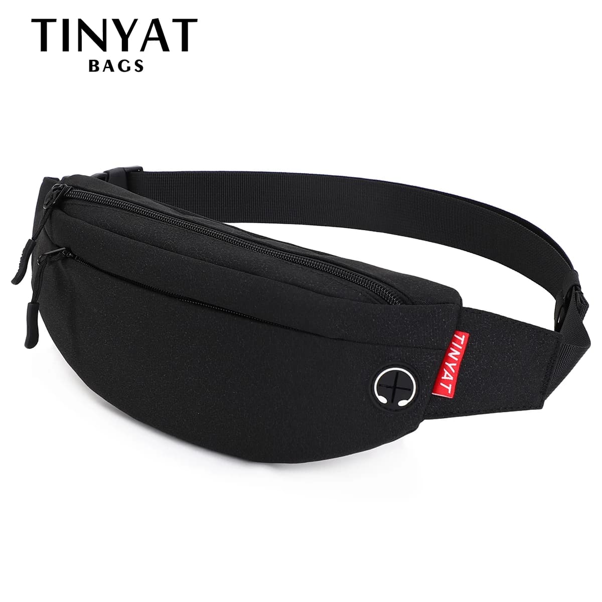 TINYAT Marsupio da uomo Borsa da viaggio Borsa da cintura per telefono grande casual Borsa da viaggio per telefono da donna Fanny Banana Bag Tasche sui fianchi