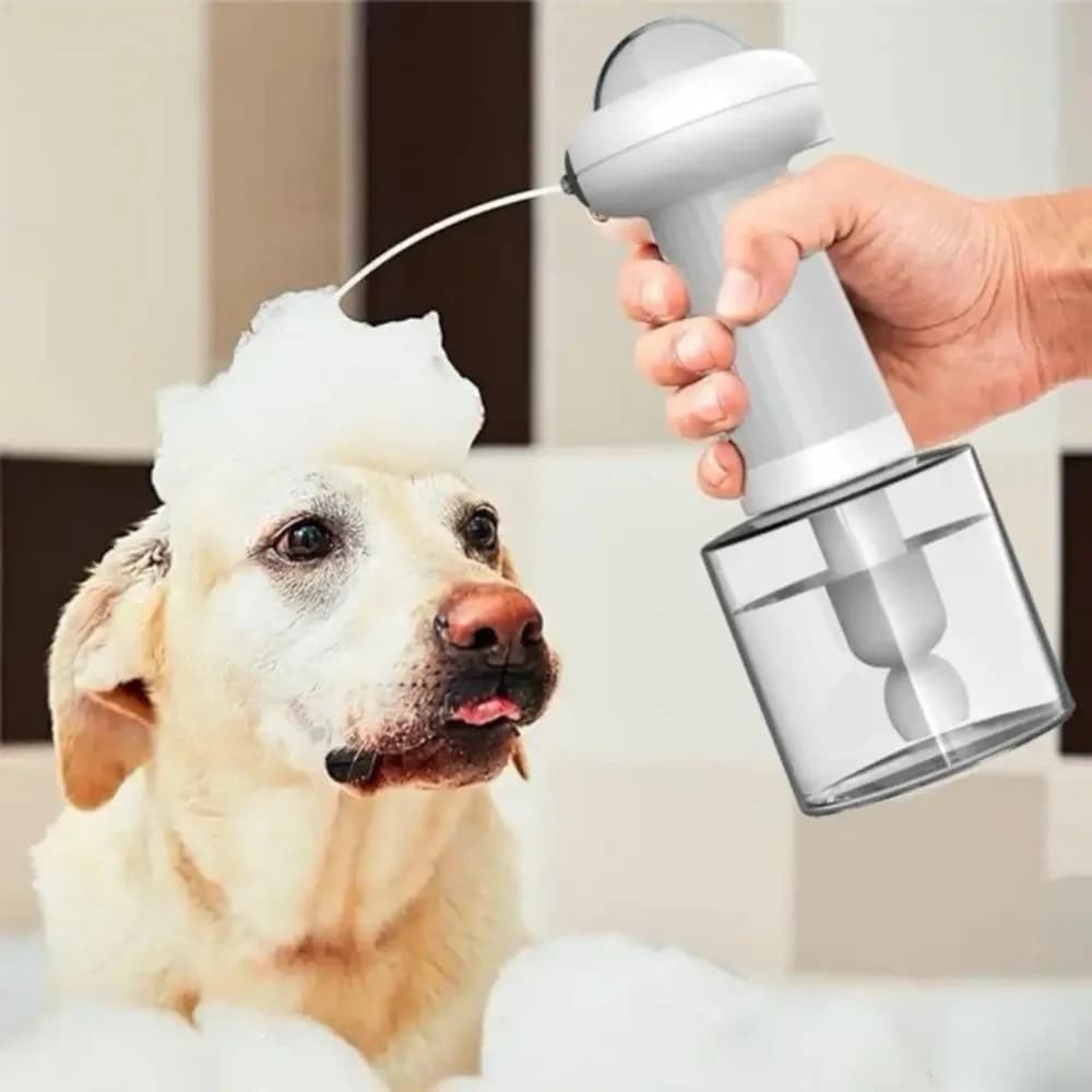Macchina Elettrica per il Bagno degli Animali Domestici, Facile da Usare, Comodo Dispenser di Sapone per Cani, Shampoo Wireless, Generatore di Bolle per Bagno di Cani e Gatti