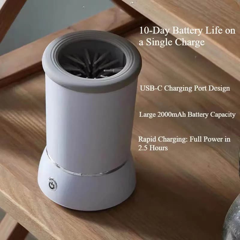 Tazza per lavaggio piedi per animali domestici Pulizia automatica intelligente per cani e gatti Pulizia delle zampe Strumento per animali domestici Tazza per pedicure automatica per lavaggio piedi per animali domestici
