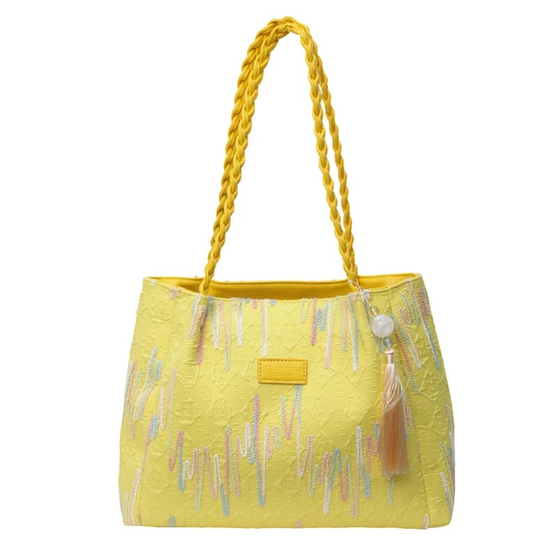 Women's New High-quality Nylon Shoulder Bag Luxury Mailman Bag Women Large Capacity Retro Fashionable Exquisite Handbag Tote Bag