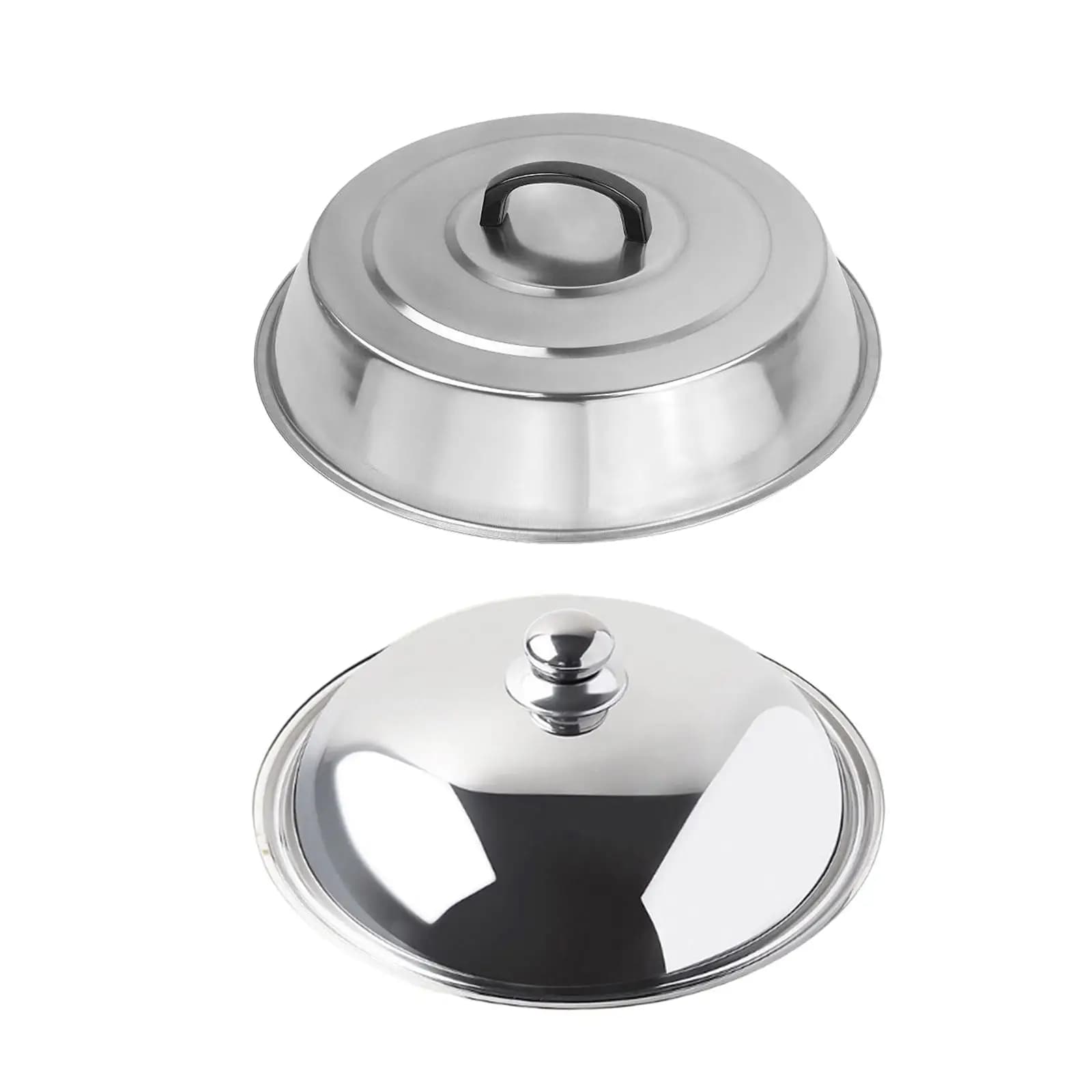 Coperchio per padella Durevole Bakeware Pentola antiscottatura 36 cm Copertura di ricambio per padella multiuso per uso domestico per piastra da cucina per formaggio