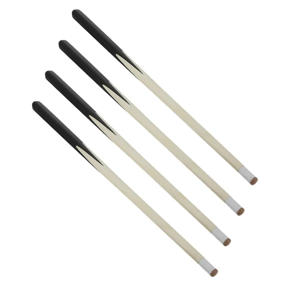 Set di 4 Mini Stecche da Biliardo per Bambini, in Legno, Portatili e Smontabili, per Gioco Autentico e Apprendimento