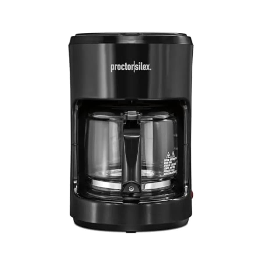 10-Cup Coffee Maker, Works with Smart Plugs That Are Compatible with Alexa, Auto Pause and Serve, Black 48351PS