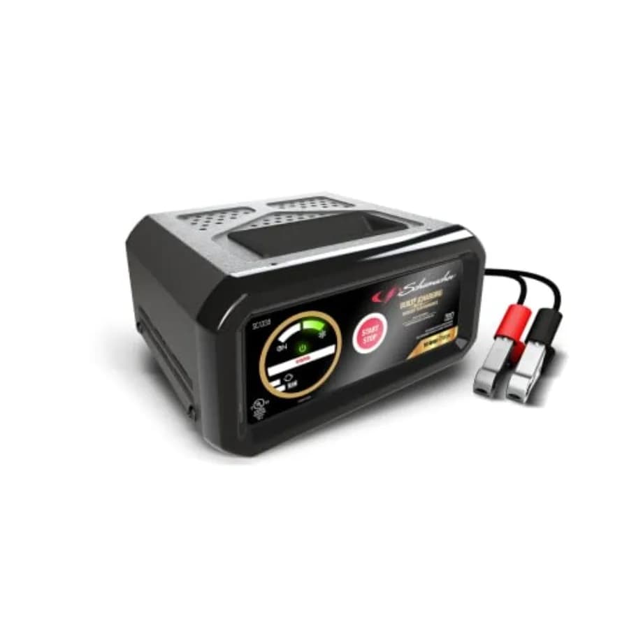 Caricabatterie Completamente Automatico SC1339 12V e Mantenitore di Carica 10A per Batterie Auto e Moto Nero con Ricarica Intelligente e Protezione da Sovraccarico