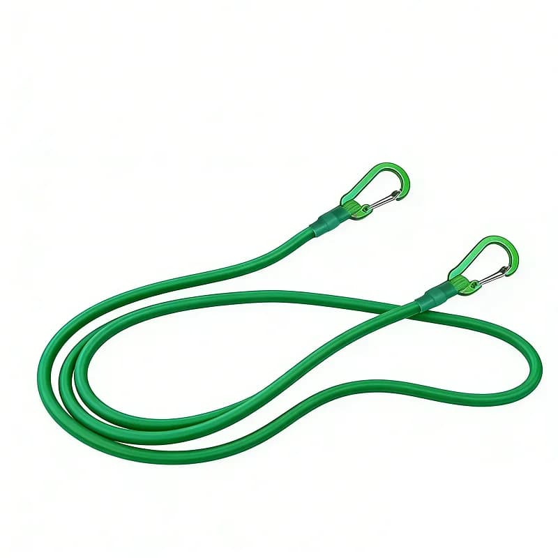 Corda Elastica Resistente Multiuso, Durevole, Portatile, Resistente all'Usura, con Gancio e Anello, per Legare Bagagli, Pesca, Barca