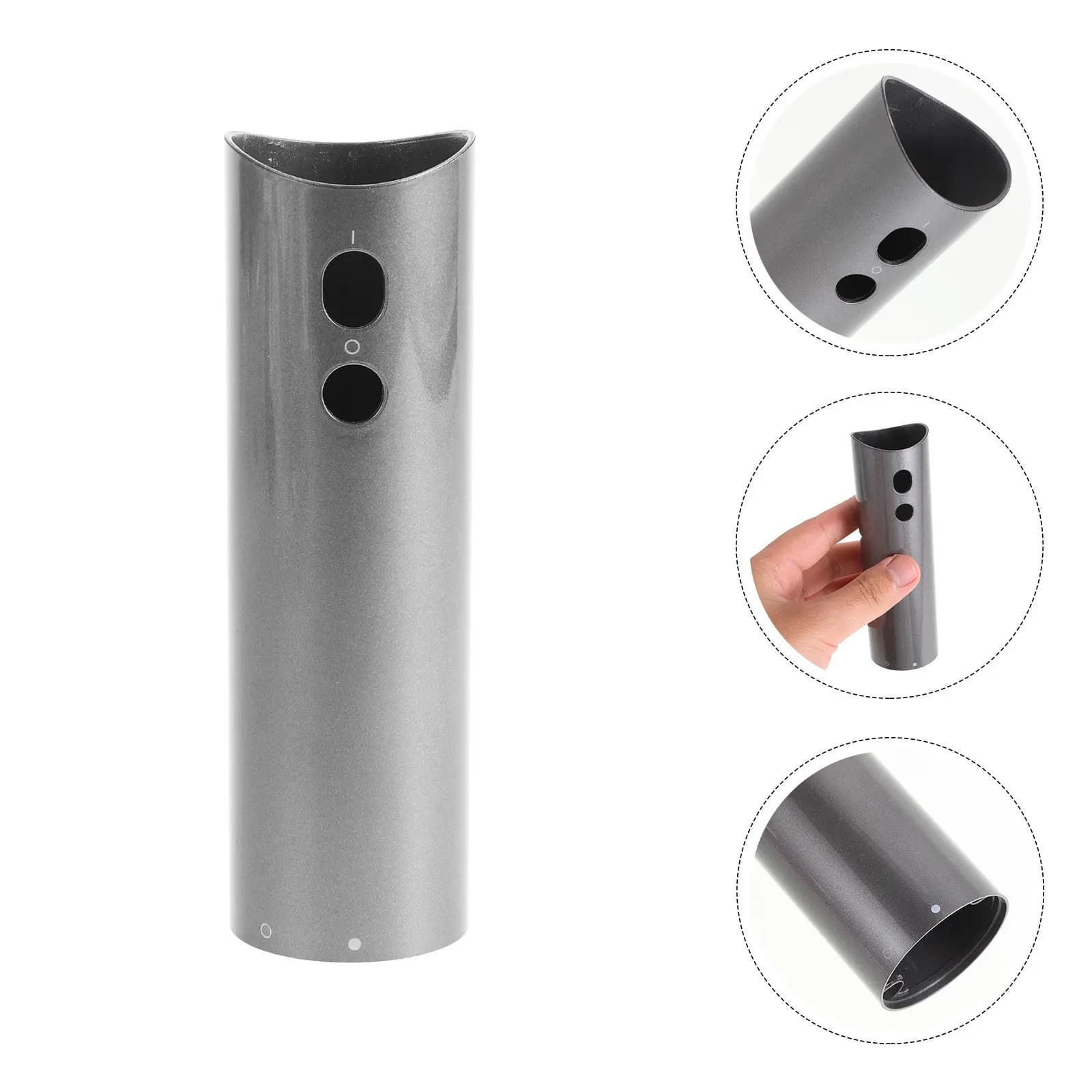 Plastic Hair Dryer Replacement Cover Silver Replaceable Hair Blower Hand Grips DIY Repair Maintenance Part Compatible for Dyson