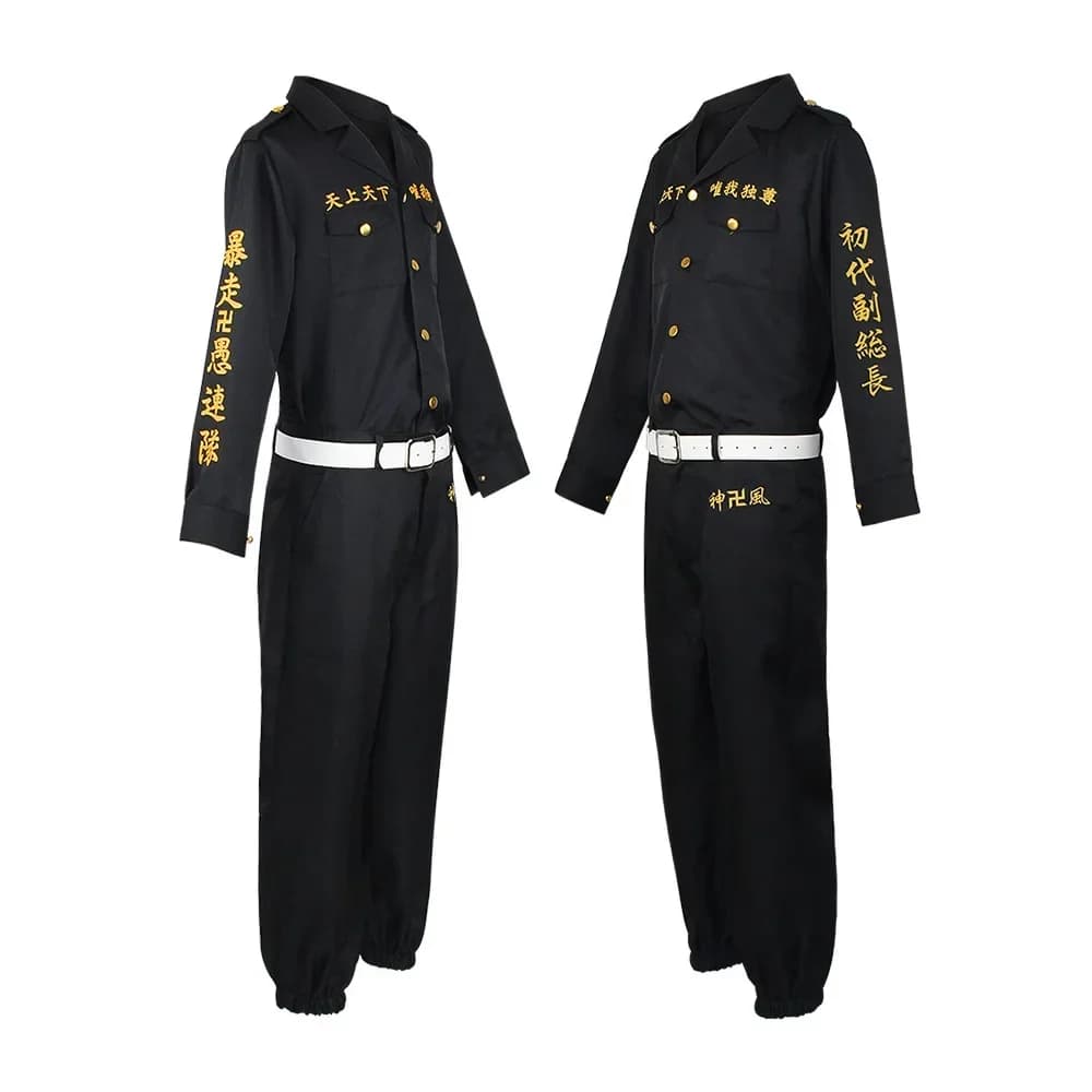 2026 Tokyo Revengers Sano Cosplay Costume Halloween Manjiro Baji Keisuke Ribenjazu Takemichi Hanagaki Manji Gang Cloak Outfit