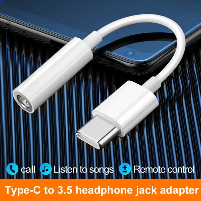 Adattatore da USB C a jack per cuffie da 3,5 mm, cavo audio Aux per Samsung Galaxy, Huawei, Xiaomi, iPad Pro, iPhone, OnePlus, auricolari.
