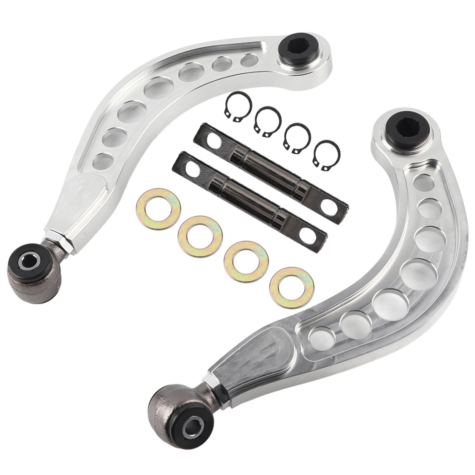 Kit di bracci di controllo della campanatura superiore posteriore regolabile per auto in lega di alluminio sostituzione degli accessori dell'automobile per Civic FD2 06-11