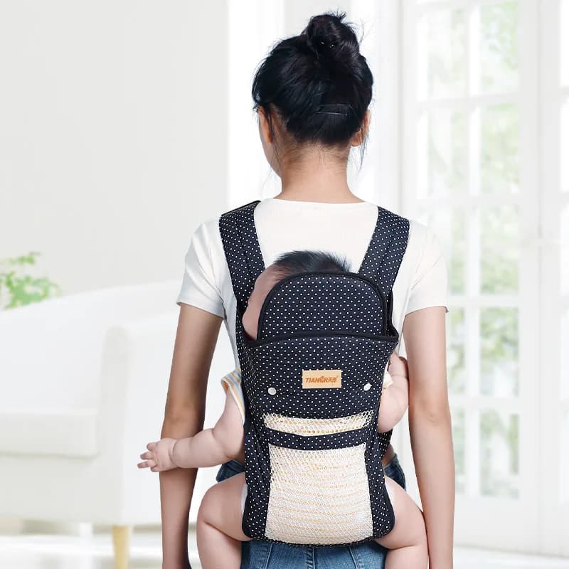 Cinghie per neonati Cinghie per neonati Abbraccio frontale orizzontale Facile da uscire Strumento multifunzionale leggero e sorprendente per tenere ai bambini