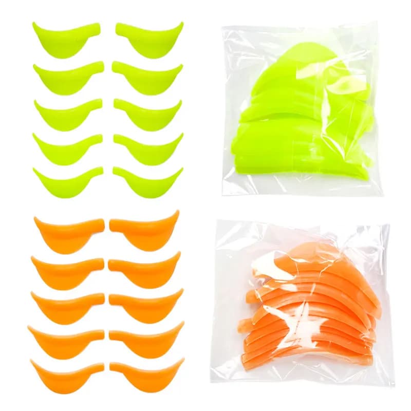 5 paia Kit per sollevamento ciglia Ciglia in silicone Perm Pad Riciclaggio ciglia Aste Scudo 3D Piegaciglia Accessori Strumenti applicatori