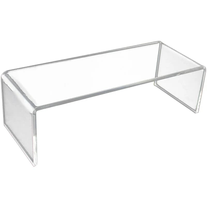 Acrylic Display Riser,Thicken 8mm Clear Display Shelf for Cupcake Stand,Figurines,Collectibles Kitchen Bathroom Home Organizer