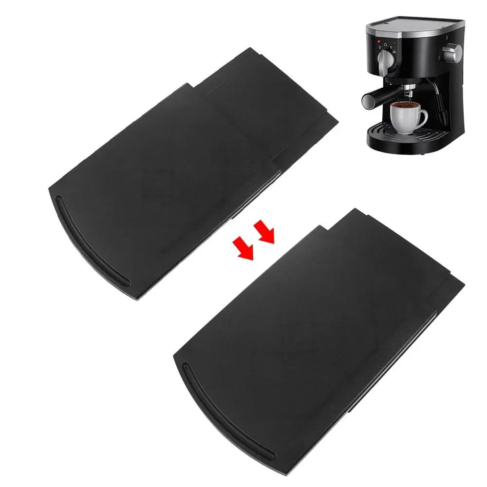 ABS Black Retractable Toaster Air Fryer With Wheels Kitchen Accessories Storage Mat Sliding Tray Sliding Mat