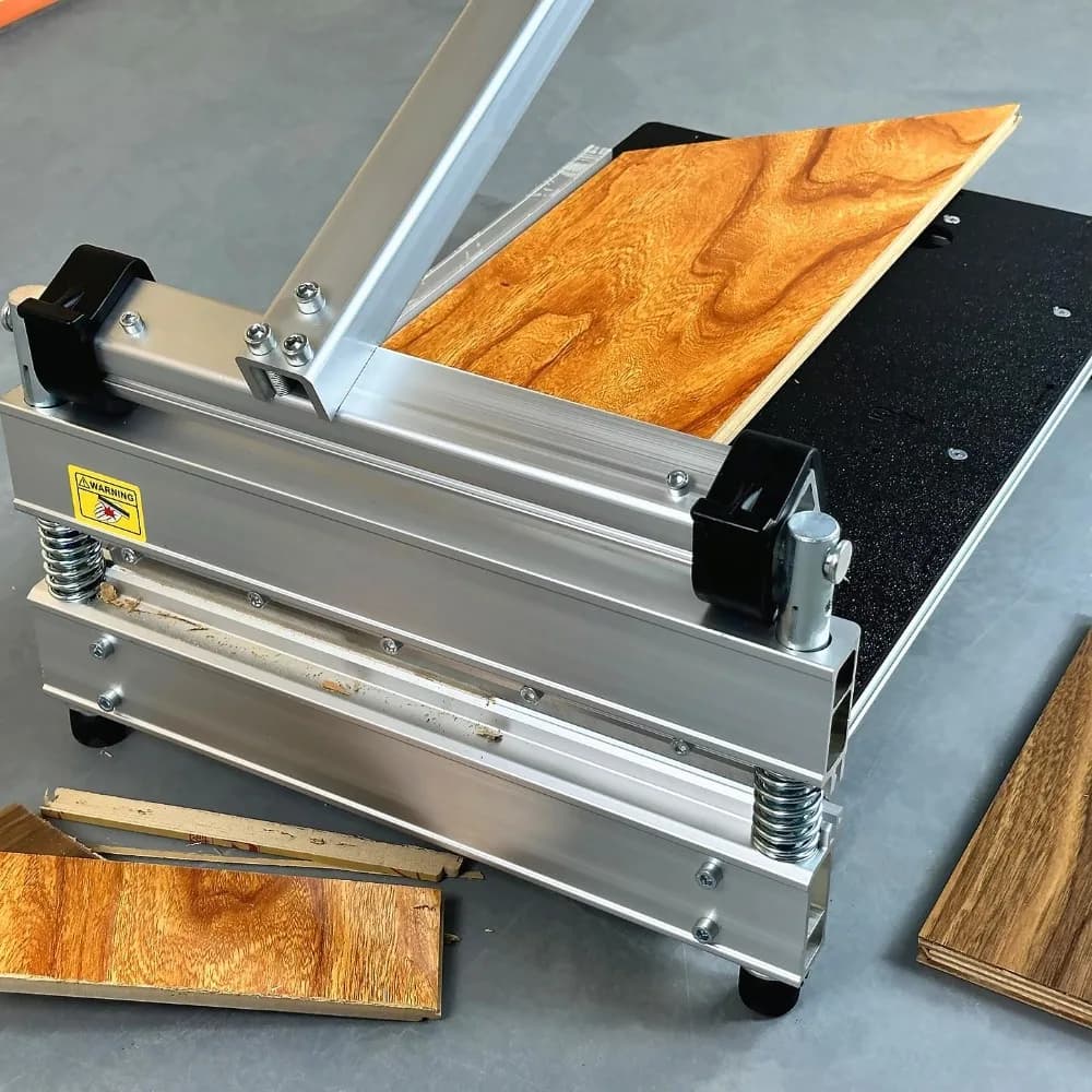 Taglierina per pavimenti in vinile laminato Pro resistente da 13", legno ingegnerizzato da 13", taglio completo, tutti i tipi di tavole di vinile, laminato 17 mm