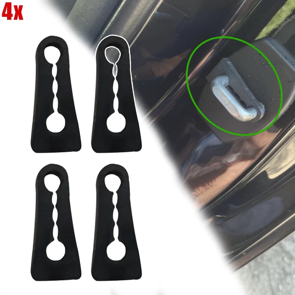 4x For Toyota Land Cruiser Prado 70/90/120/150-series 1990 - 2023 Door Lock Damper Buffer Seal Shock-Absorbing Damping Protector