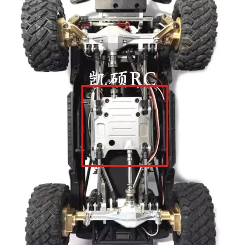 RC Crawler Reinforced Weighted Metal Chassis Plate Customized For MJX H12Y H12Y+ 1/12 Scale RC Car Upgrade OP Mod Accessories