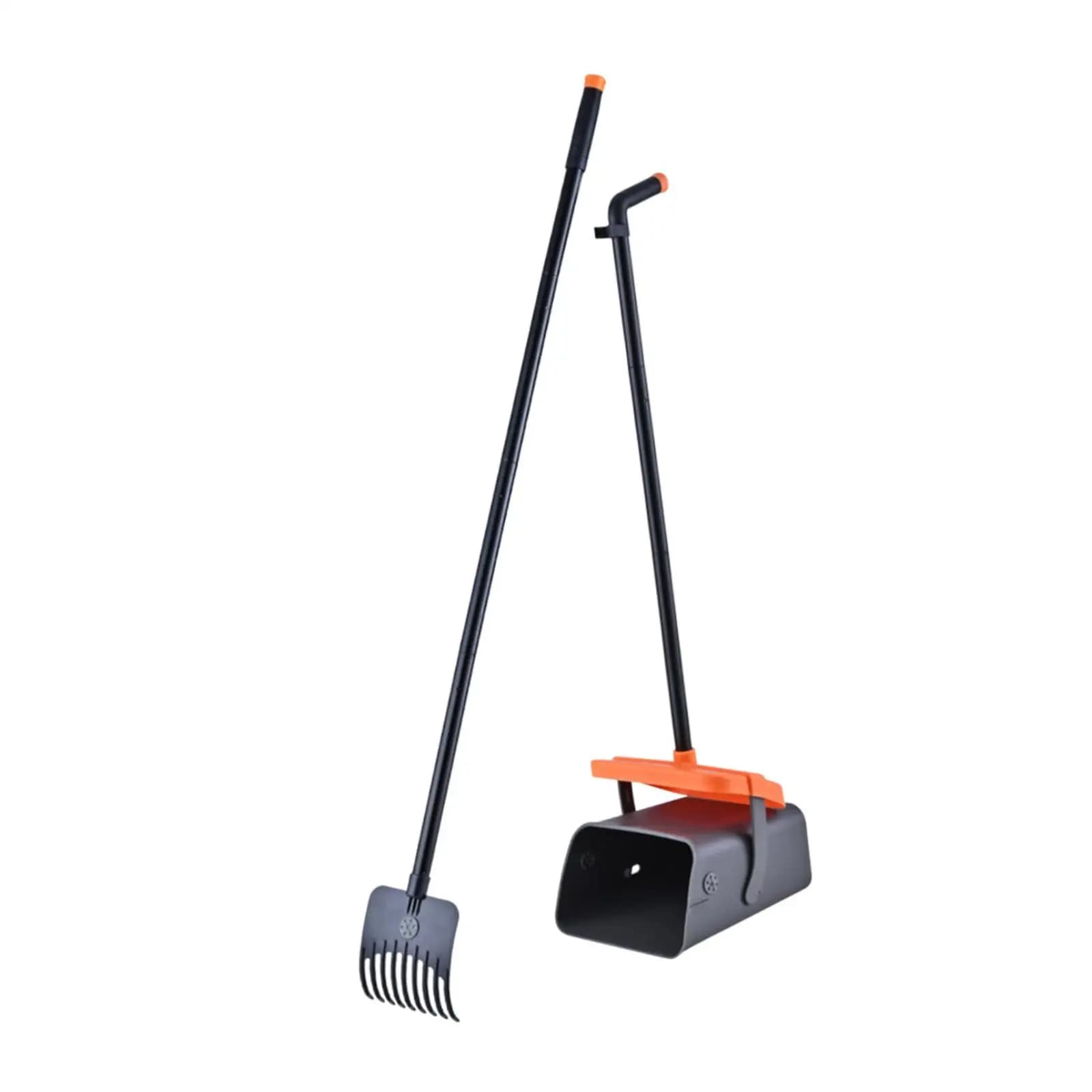 2Pcs Dog Poop Tray and Rake Set Pet Waste Removal Scoop Cleaner Tool Deep Sifting Sturdy Cat Litter Scooper for Bunny Home