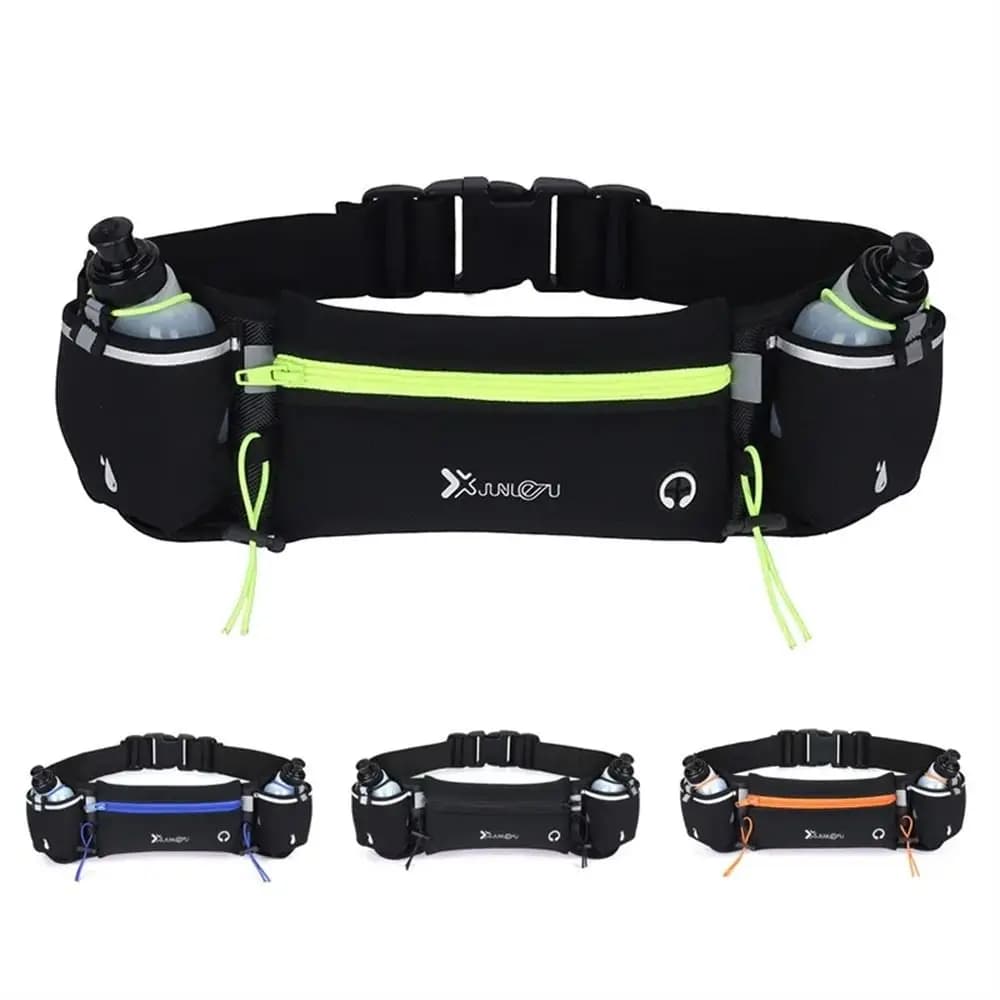 Running bag with bottle holder, hydration belt for marathon, Running bag with Phone Case