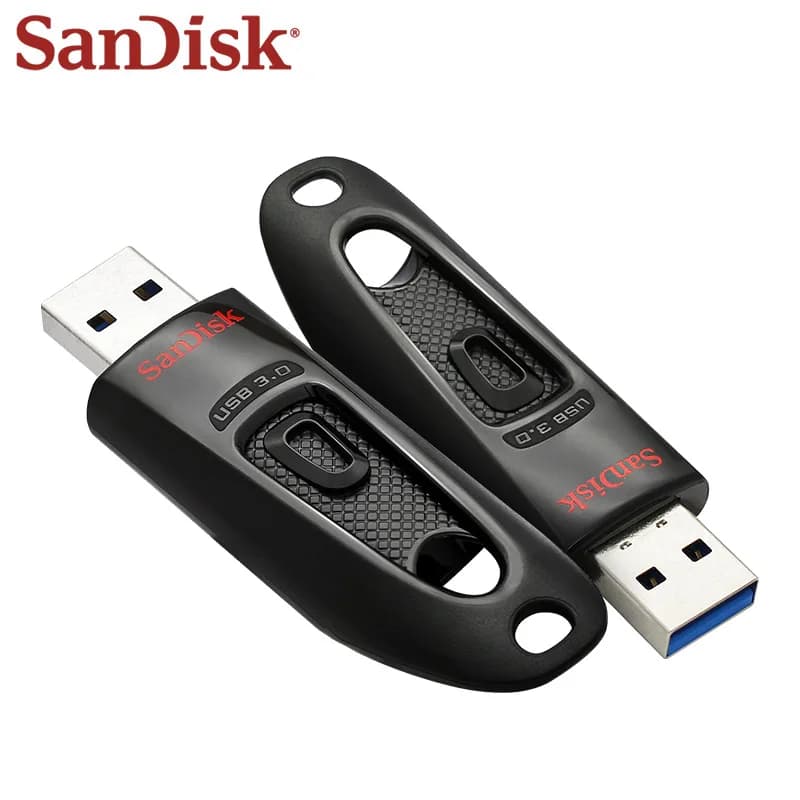 SanDisk Ultra USB 3.0 Flash Drive 16GB 32GB 64GB 128GB 256GB 512GB CZ48 Pendrive ad alta velocità Mini U Stick Memoria USB