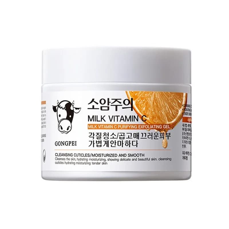 Gongpei Milk Vitamin C Moisturizing Gel Cleansing Face Cream for Deep Removal of Black Points Face Essence for Skin Care